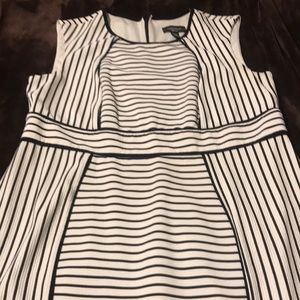 Black & White knee length dress